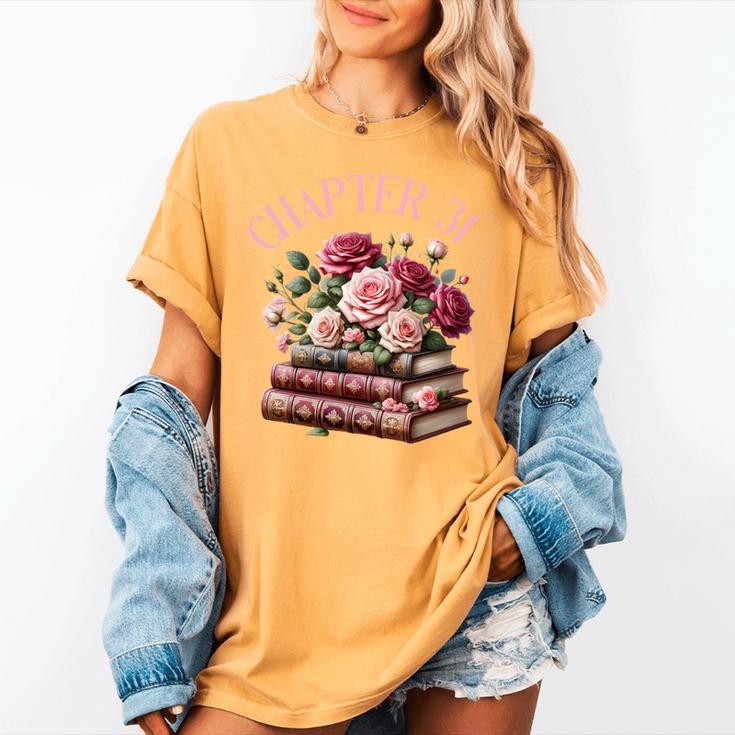 31st Birthday Chapter 31 Birthday Shirt Women Book Lover Women's Comfort Colors T-Shirt 31st Birthday Chapter 31 Birthday Shirt Women Book Lover Women's Comfort Colors T-Shirt
