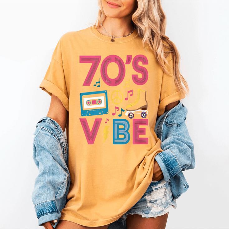 70s Retro Style Roller Skate Cassette Music Nostalgia Women's Comfort Colors T-Shirt 70s Retro Style Roller Skate Cassette Music Nostalgia Women's Comfort Colors T-Shirt