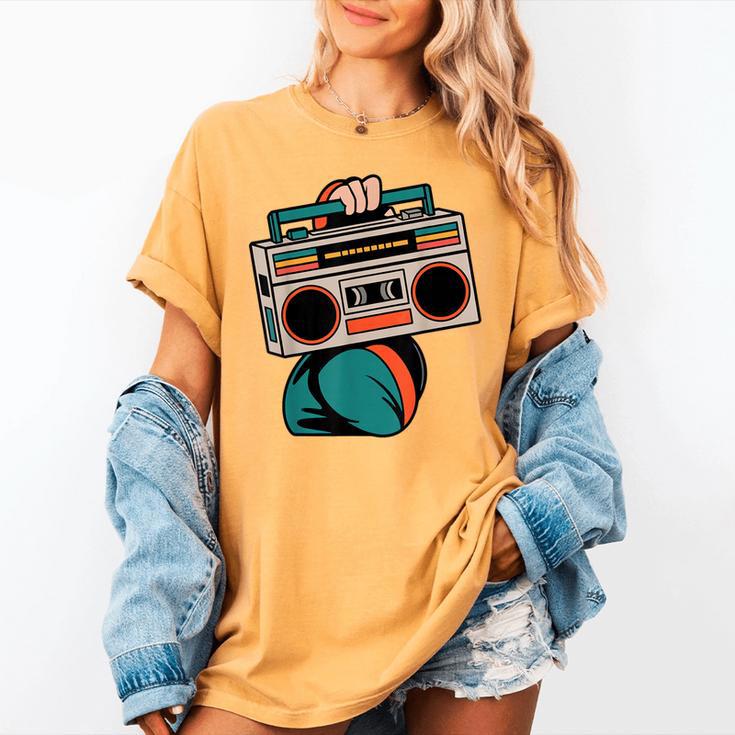 80s 90s Retro Party Costume Nostalgia Boombox Music Hip Hop Women's Comfort Colors T-Shirt