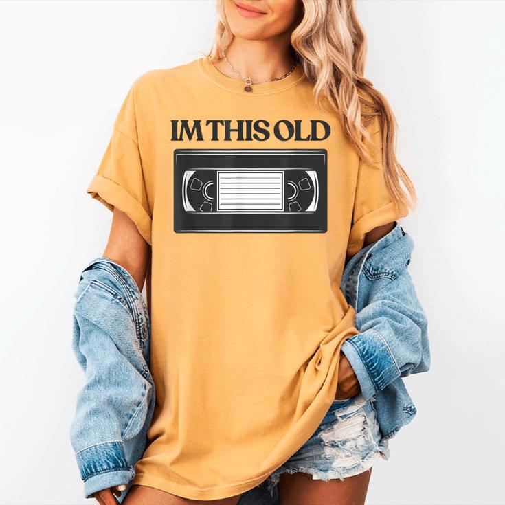 80s VHS Video Cassette Nostalgia Women's Comfort Colors T-Shirt