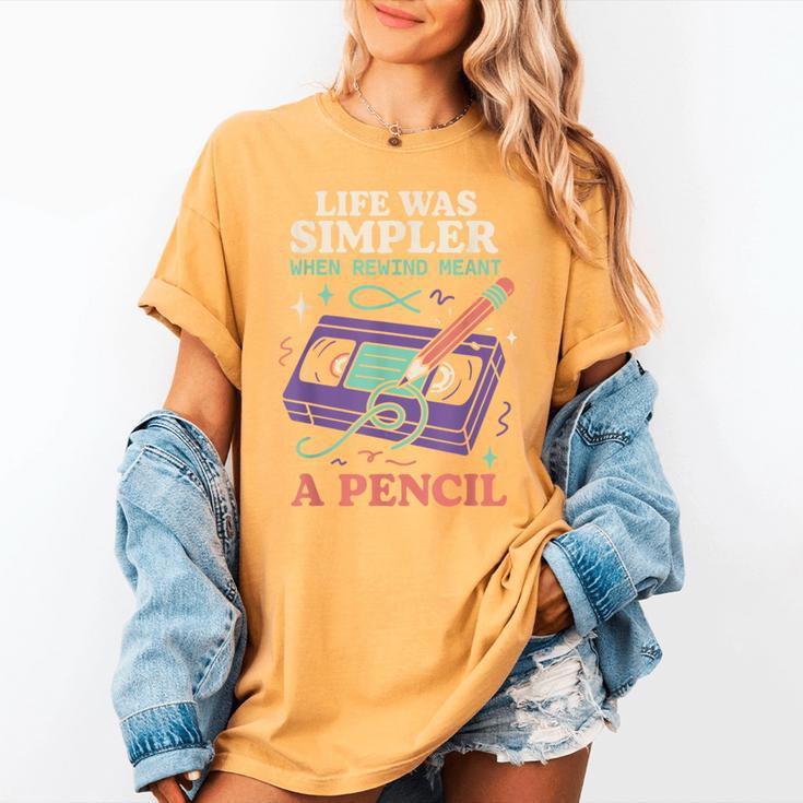 90s Baby Tired Millennial Burnout Nostalgia Parenting Women's Comfort Colors T-Shirt 90s Baby Tired Millennial Burnout Nostalgia Parenting Women's Comfort Colors T-Shirt