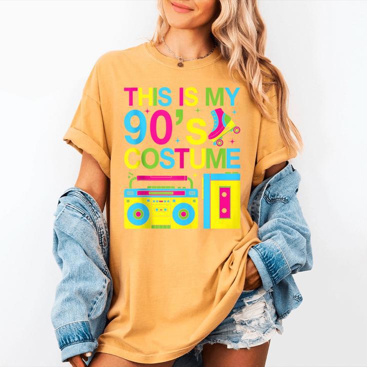 This Is My 90's Costume Retro 1990s Style Cassette Nostalgia Women's Comfort Colors T-Shirt