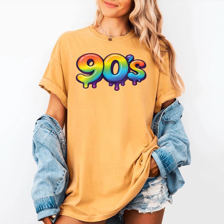 90s Retro Pop Art Rainbow Lips Nostalgia Costume 90s Women's Comfort Colors T-Shirt 90s Retro Pop Art Rainbow Lips Nostalgia Costume 90s Women's Comfort Colors T-Shirt