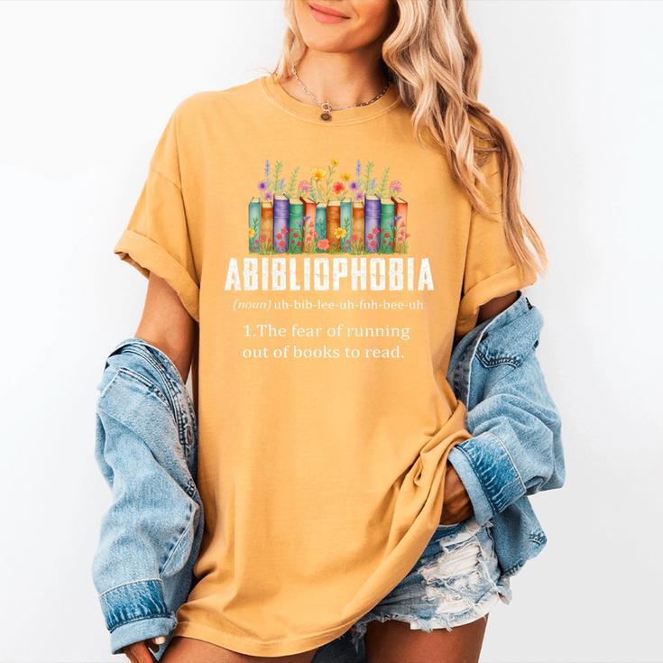 Abibliophobia Definition Book Reader Book Nerd Book Reading Premium Tri-Blend Women's Comfort Colors T-Shirt Abibliophobia Definition Book Reader Book Nerd Book Reading Premium Tri-Blend Women's Comfort Colors T-Shirt