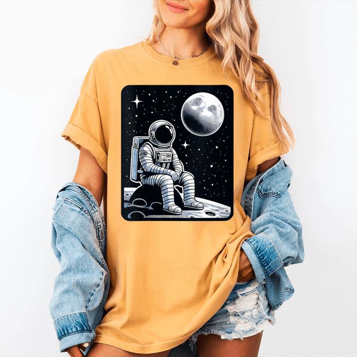 Aesthetic Spaceman Astronaut On The Moon Space Introvert Women's Comfort Colors T-Shirt Aesthetic Spaceman Astronaut On The Moon Space Introvert Women's Comfort Colors T-Shirt