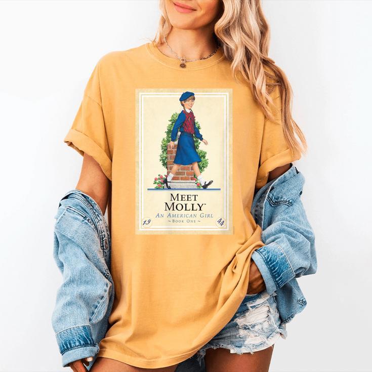 American Girl Meet Molly Book Cover Women's Comfort Colors T-Shirt American Girl Meet Molly Book Cover Women's Comfort Colors T-Shirt