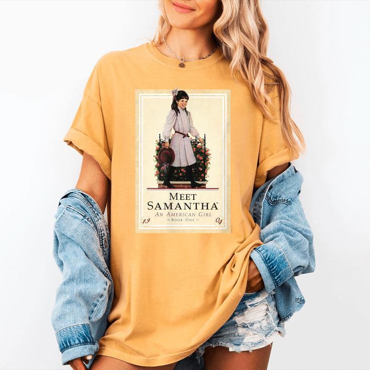 American Girl Meet Samantha Book Cover Women's Comfort Colors T-Shirt
