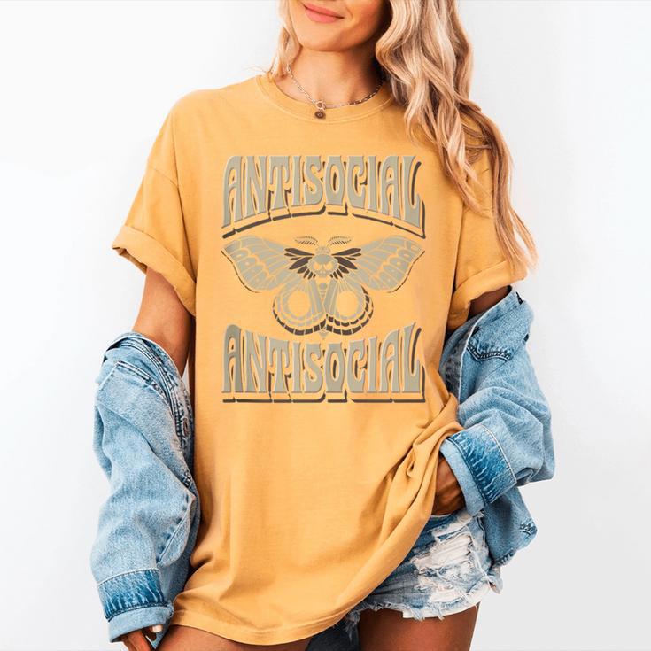 Antisocial Butterfly Quote Socially Selective Introvert Women's Comfort Colors T-Shirt Antisocial Butterfly Quote Socially Selective Introvert Women's Comfort Colors T-Shirt