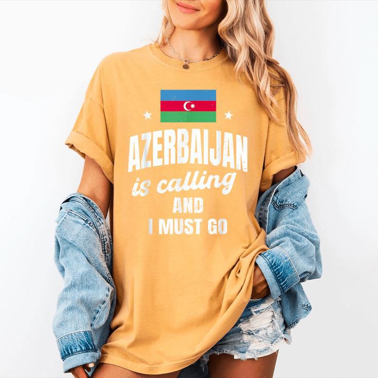 Azerbaijan Lover Saying Azeri Nostalgia Women's Comfort Colors T-Shirt