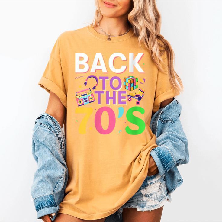 Back To The 70's Mixtape Era Nostalgia Retro 1970 70's Style Women's Comfort Colors T-Shirt