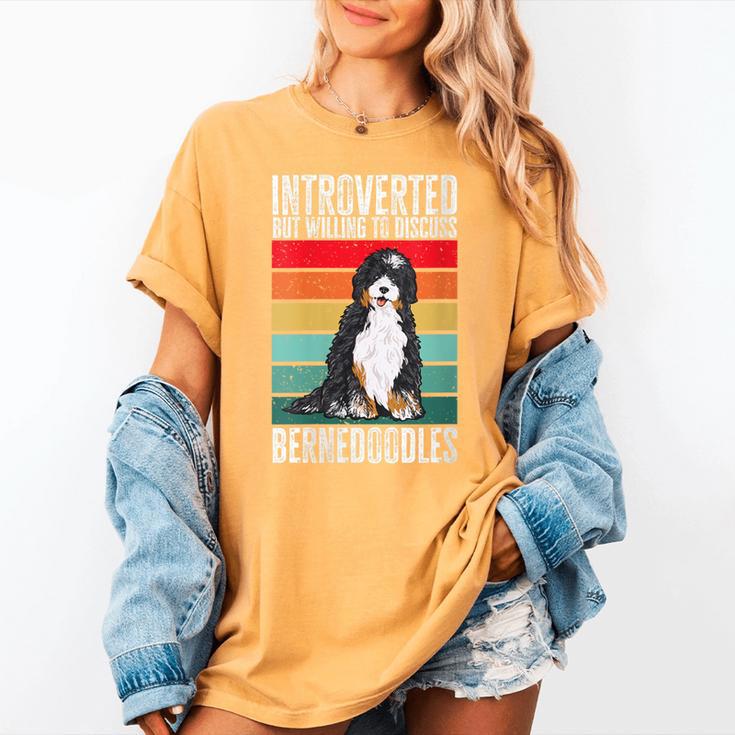 Bernedoodle Dog Introvert Bernedoodle Women's Comfort Colors T-Shirt