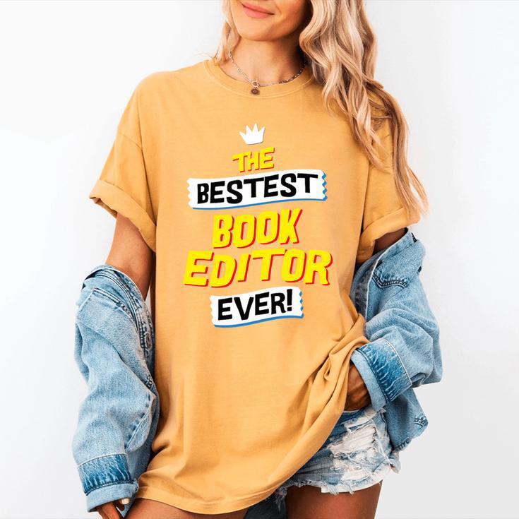 Best Book Editor Job Occupation Premium Tri-Blend Women's Comfort Colors T-Shirt