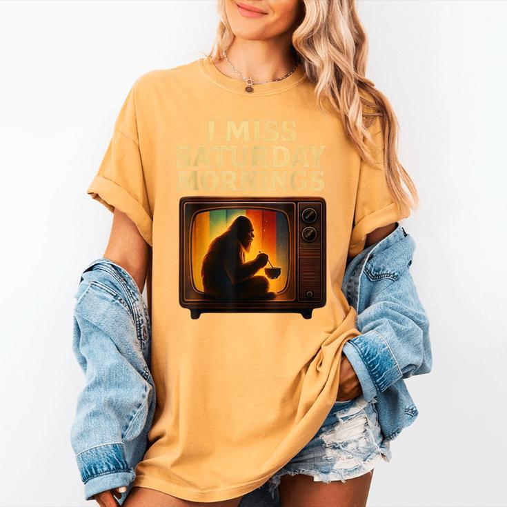Bigfoot Saturday Morning Nostalgia Women's Comfort Colors T-Shirt