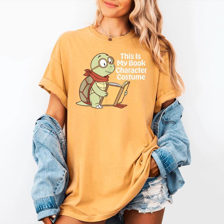 This Is My Book Character Costume Turtle Kids Reading Women's Comfort Colors T-Shirt This Is My Book Character Costume Turtle Kids Reading Women's Comfort Colors T-Shirt