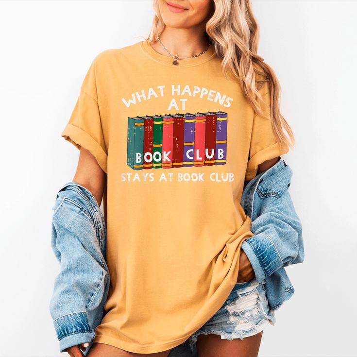 Book Club Read Reading Librarian Men Women Kids Women's Comfort Colors T-Shirt