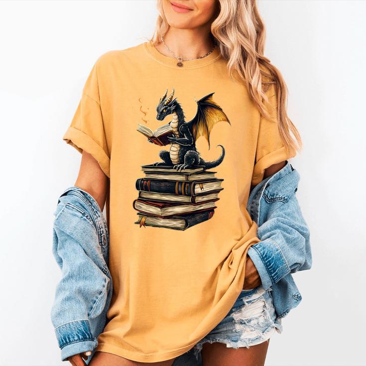 Book Dragon Women's Comfort Colors T-Shirt