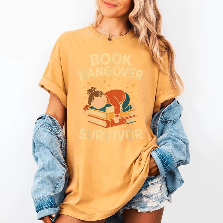 Book Hangover Survivor Reading Humor Librarian Bibliophiles Women's Comfort Colors T-Shirt Book Hangover Survivor Reading Humor Librarian Bibliophiles Women's Comfort Colors T-Shirt