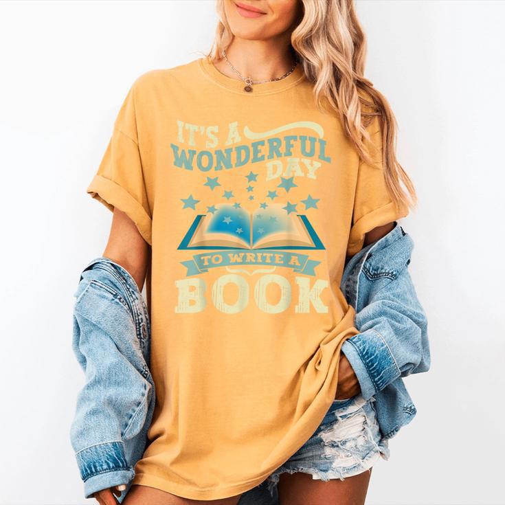 Book Lover Writer Author Women's Comfort Colors T-Shirt Book Lover Writer Author Women's Comfort Colors T-Shirt