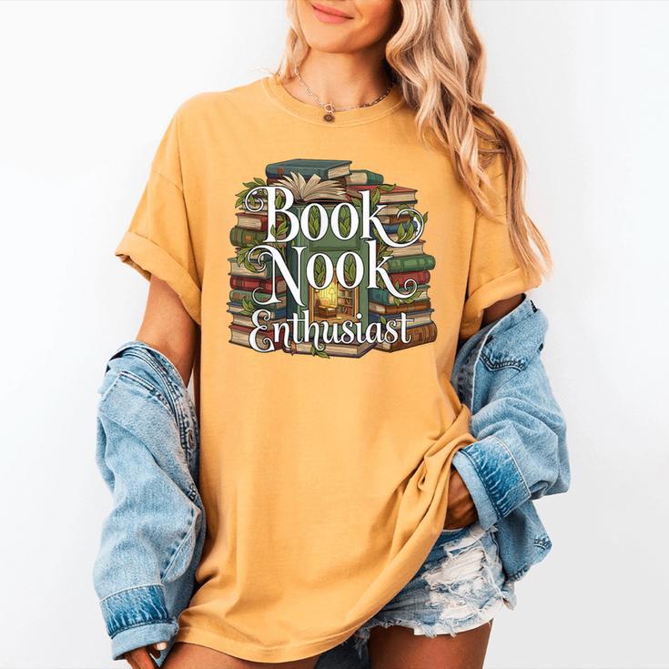 Book Nook Enthusiast Cozy Library Reader Collector Women's Comfort Colors T-Shirt Book Nook Enthusiast Cozy Library Reader Collector Women's Comfort Colors T-Shirt