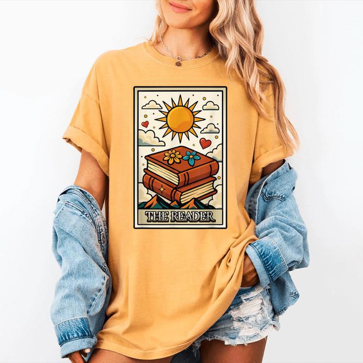 Book Reading Tarot Card The Reader Women's Comfort Colors T-Shirt