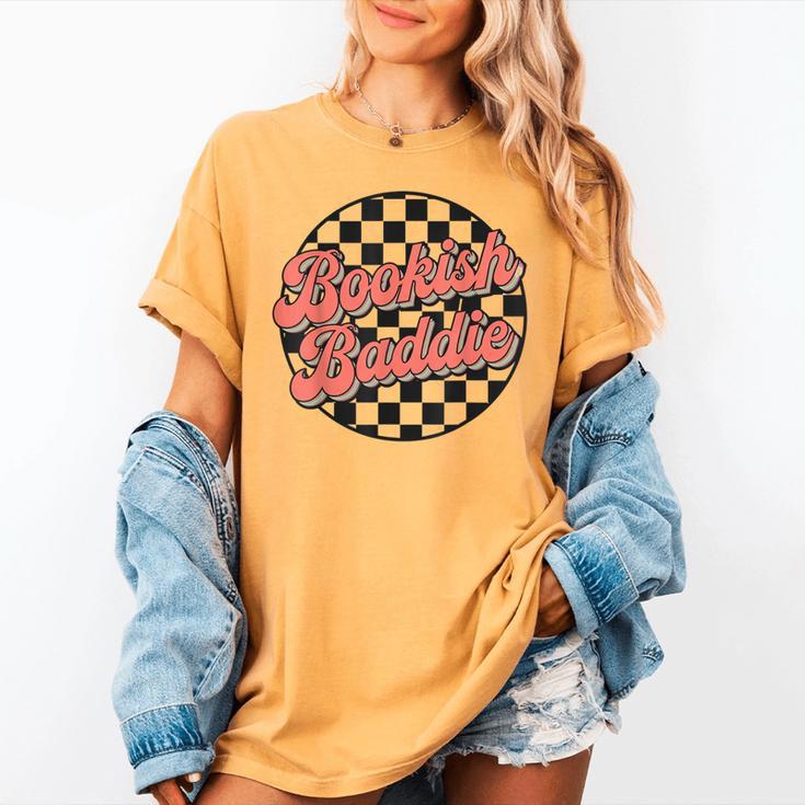 Bookish Baddie Retro Aesthetic Typography Women's Comfort Colors T-Shirt