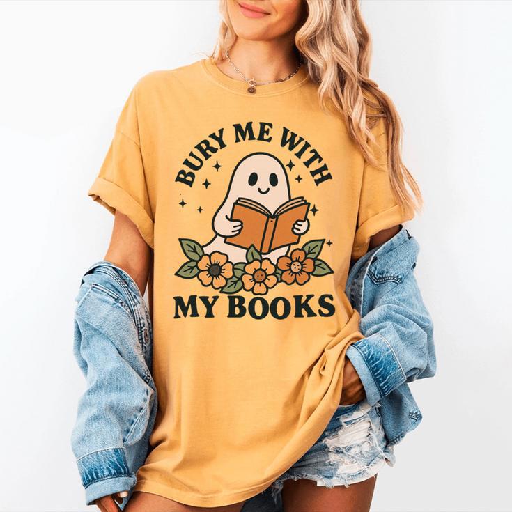 Bury Me With My Books Ghost Tee Women's Comfort Colors T-Shirt