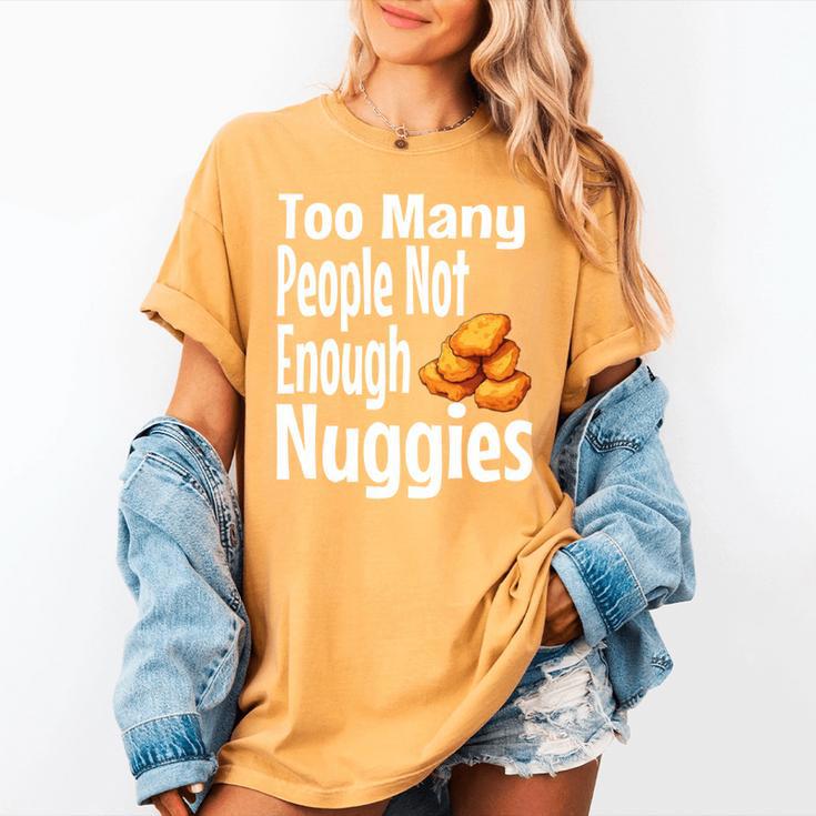 Chicken Nugget Saying Introvert Nuggie Foodie Food Women's Comfort Colors T-Shirt Chicken Nugget Saying Introvert Nuggie Foodie Food Women's Comfort Colors T-Shirt