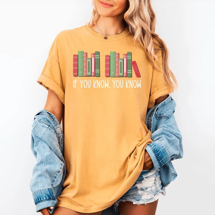 Christmas Book 67 If You Know You Know 67 Meme Teacher Women's Comfort Colors T-Shirt