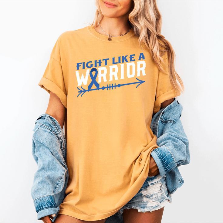 Colon Cancer Awareness Month Memory Loss Blue Ribbon Women's Comfort Colors T-Shirt
