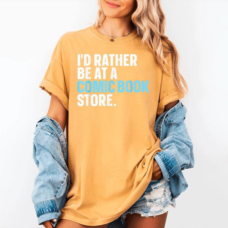 Comic Books Art For Men Women Comics Lover Comics Collector Women's Comfort Colors T-Shirt
