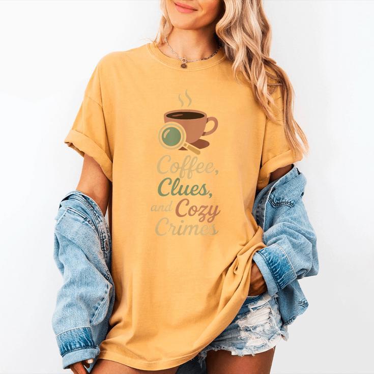 Cozy Crime Club Mystery Reader Bookish Sleuth Women's Comfort Colors T-Shirt Cozy Crime Club Mystery Reader Bookish Sleuth Women's Comfort Colors T-Shirt