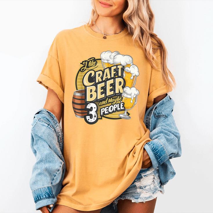 Craft Beer Lover Introverted & Hoppy Women's Comfort Colors T-Shirt
