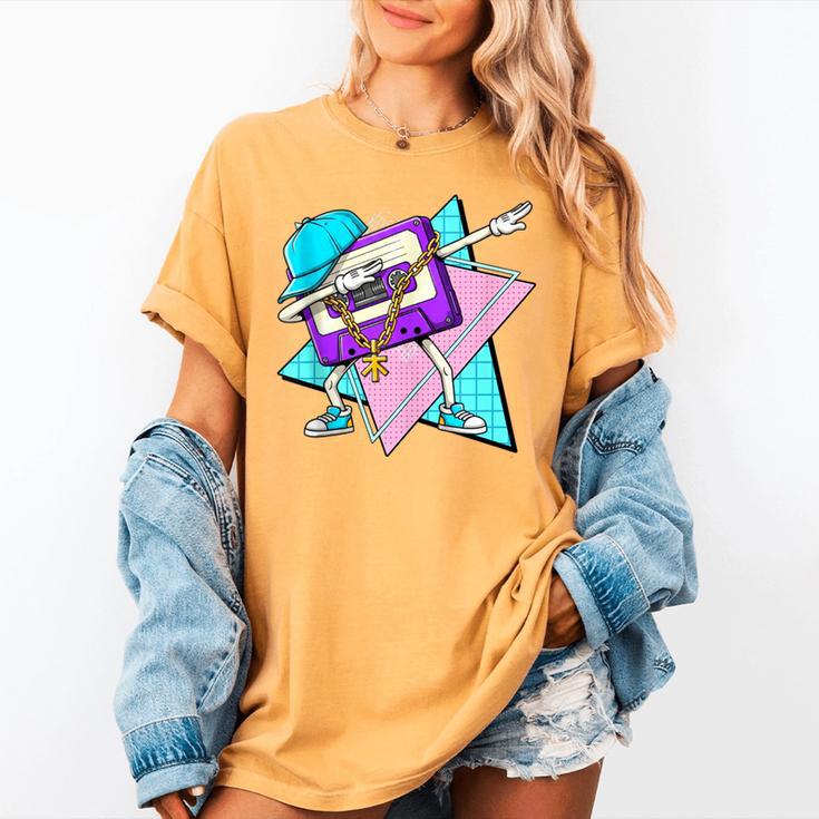 Dabbing Cassette Tape 70s 80s 80s Outfit Nostalgia Women's Comfort Colors T-Shirt