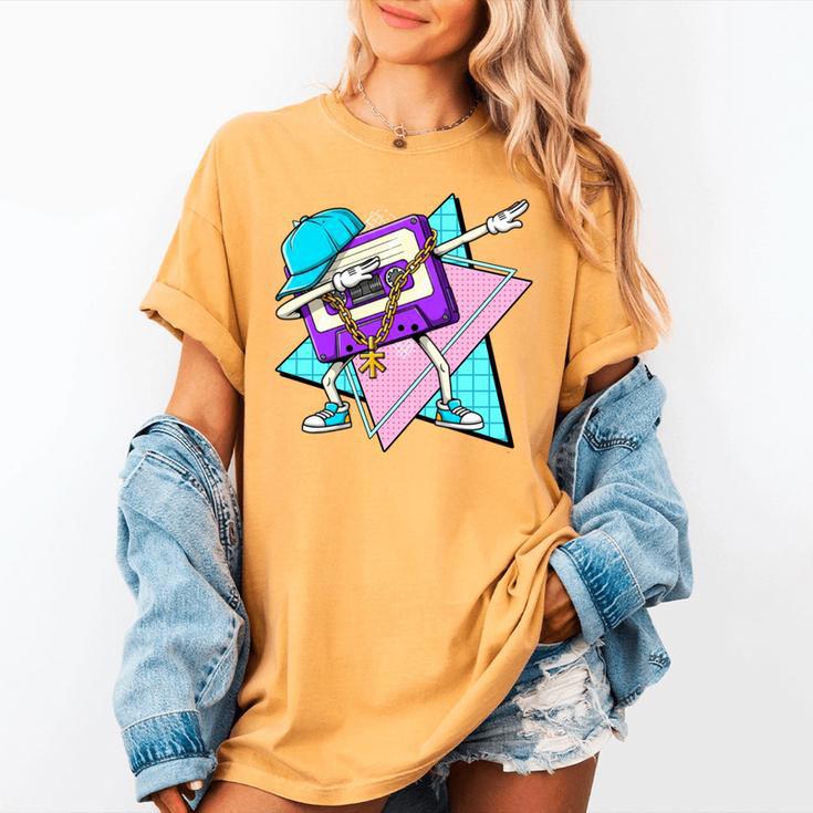 Dabbing Cassette Tape 70s 80s 80s Outfit Nostalgia Women's Comfort Colors T-Shirt