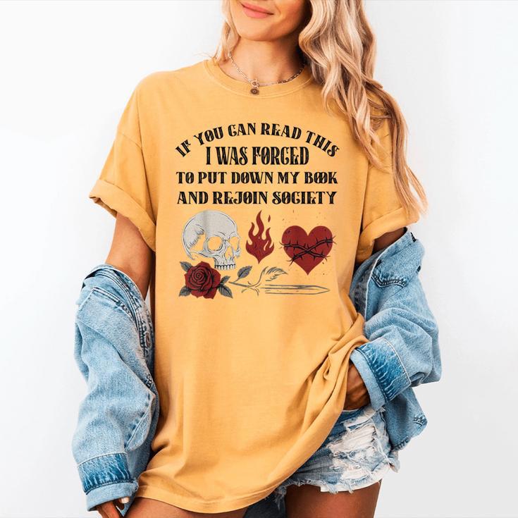 Dark Romance Bookish Merch Put My Book Down Spicy Book Women Women's Comfort Colors T-Shirt Dark Romance Bookish Merch Put My Book Down Spicy Book Women Women's Comfort Colors T-Shirt