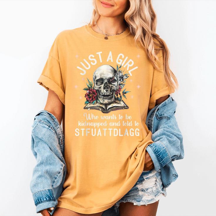 Dark Romance Smutt Book Merch STFUATTDLAGG Good Girl Trigger Women's Comfort Colors T-Shirt