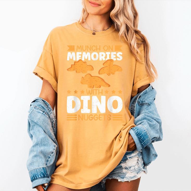Dino Nuggets Chicken Snack Memory Bite Women's Comfort Colors T-Shirt