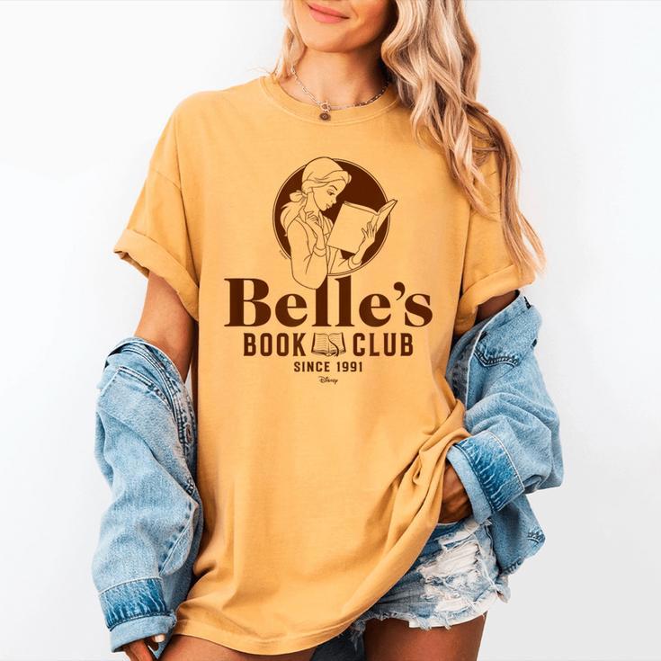 Disney Princess Belles Book Club Women's Comfort Colors T-Shirt
