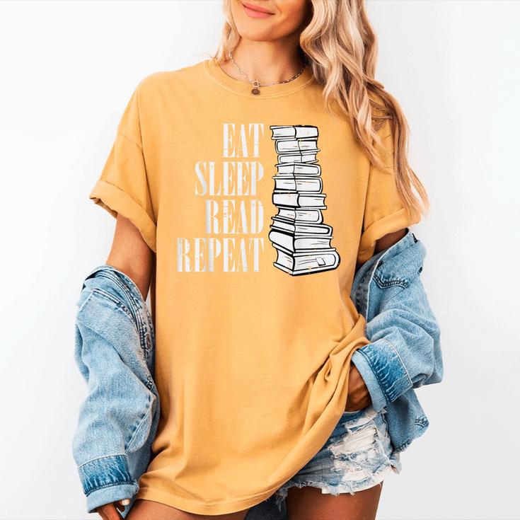 Eat Sleep Read Repeat Reading Book Librarian Men Women Kids Women's Comfort Colors T-Shirt Eat Sleep Read Repeat Reading Book Librarian Men Women Kids Women's Comfort Colors T-Shirt