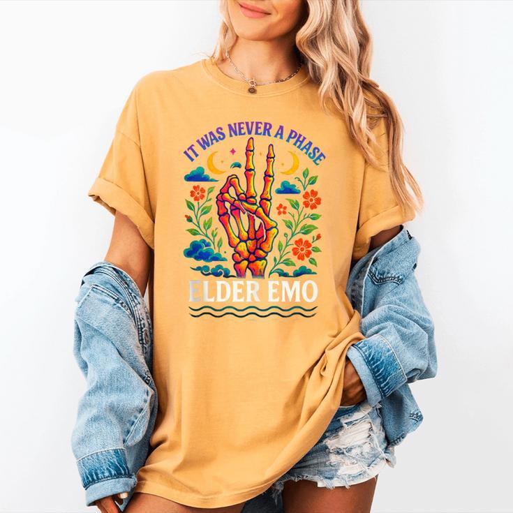 Elder Emo Nostalgia Skeleton Hand Women's Comfort Colors T-Shirt Elder Emo Nostalgia Skeleton Hand Women's Comfort Colors T-Shirt