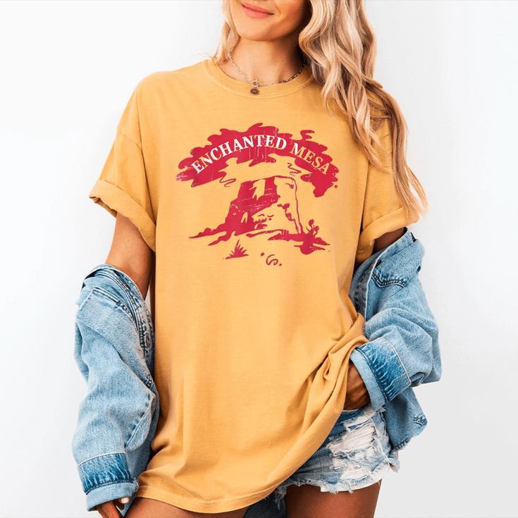 Enchanted Mesa Plateau Nostalgia Women's Comfort Colors T-Shirt Enchanted Mesa Plateau Nostalgia Women's Comfort Colors T-Shirt