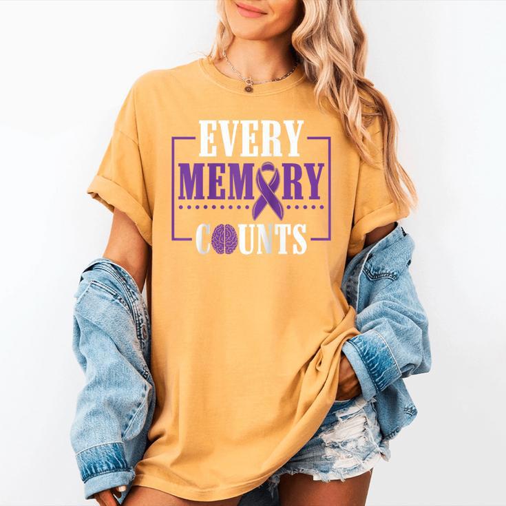 Every Memory Counts Alzheimer's Awareness Dementia Raglan Baseball Tee Women's Comfort Colors T-Shirt Every Memory Counts Alzheimer's Awareness Dementia Raglan Baseball Tee Women's Comfort Colors T-Shirt
