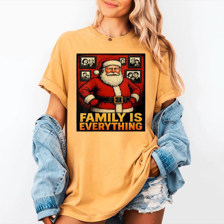 Family Christmas Retro Santa Holiday Nostalgia Vibes Women's Comfort Colors T-Shirt Family Christmas Retro Santa Holiday Nostalgia Vibes Women's Comfort Colors T-Shirt