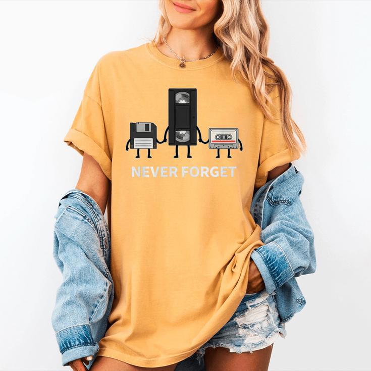 Never Forget Retro Nostalgia Tapes Throwback 80s Premium Tri-Blend Women's Comfort Colors T-Shirt Never Forget Retro Nostalgia Tapes Throwback 80s Premium Tri-Blend Women's Comfort Colors T-Shirt