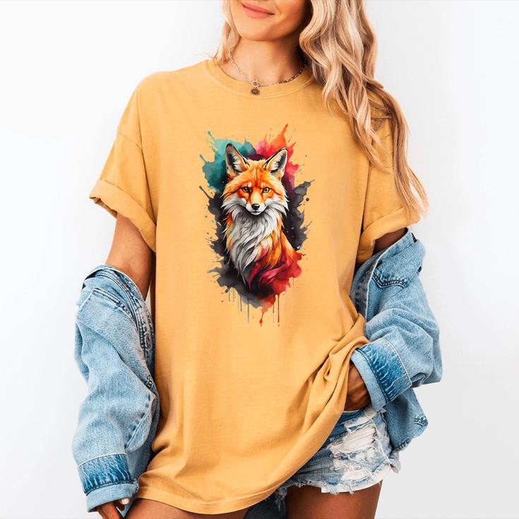 Fox For Fox Lovers Men Women Kids Introverts Women's Comfort Colors T-Shirt