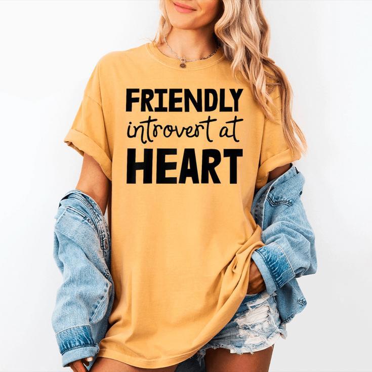 Friendly Introvert At Heart Raglan Baseball Tee Women's Comfort Colors T-Shirt