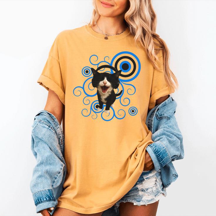Frutiger Aero Cat Meme Headphone Kitty Cat Lover Women's Comfort Colors T-Shirt Frutiger Aero Cat Meme Headphone Kitty Cat Lover Women's Comfort Colors T-Shirt