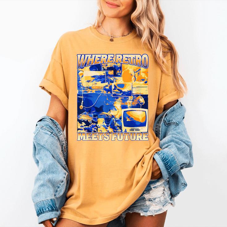 Frutiger Aero Retro Vibes Y2K 90's Vibes Women's Comfort Colors T-Shirt Frutiger Aero Retro Vibes Y2K 90's Vibes Women's Comfort Colors T-Shirt