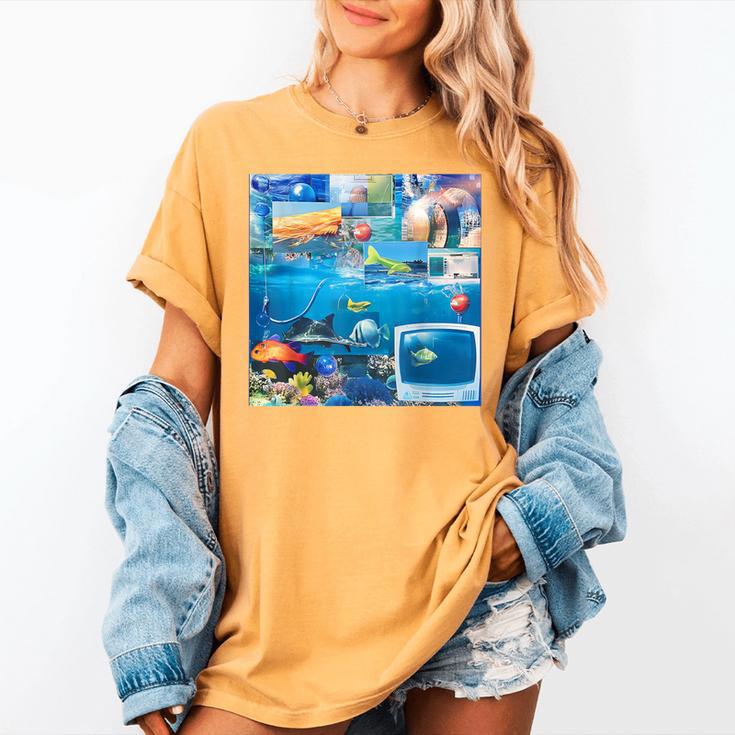 Frutiger Aero Retro Vibes Y2K Retro Grunge Women's Comfort Colors T-Shirt Frutiger Aero Retro Vibes Y2K Retro Grunge Women's Comfort Colors T-Shirt