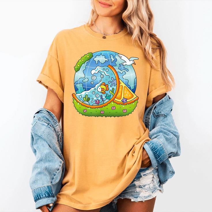 Frutiger Aero Y2K Fashion Trends Statement Piece Tech Orange Women's Comfort Colors T-Shirt